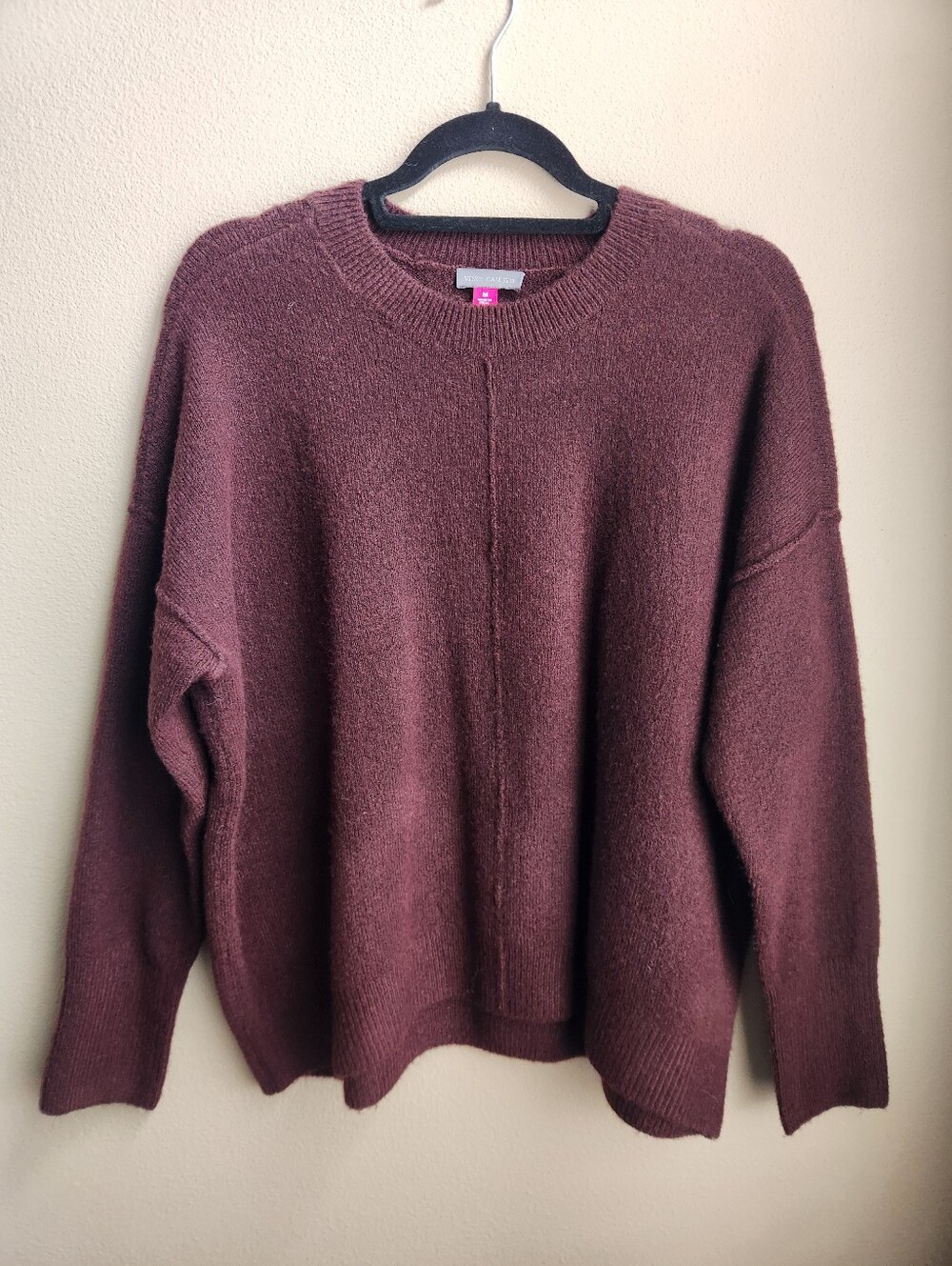 Vince Camuto Burgundy Sweater Size Medium
